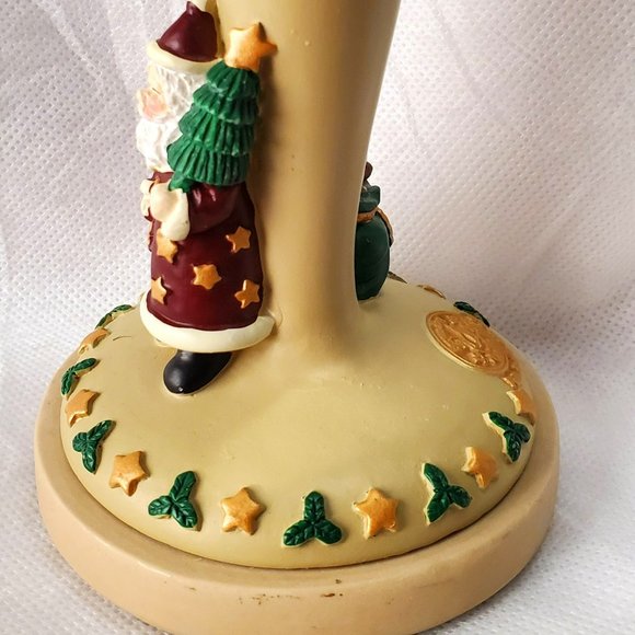 1995 Brown Bag Cookie Art Stamp FOLK SANTA # 12 Cookie Press Christmas Santa - Picture 5 of 7